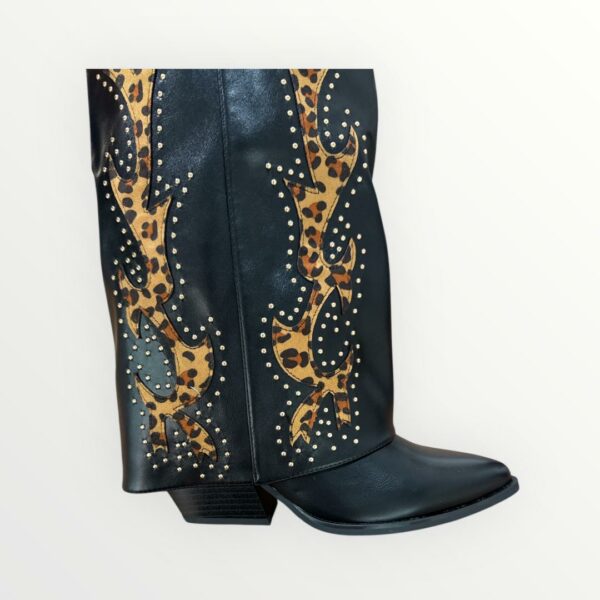 BOTA POLAINA LEOPARDO