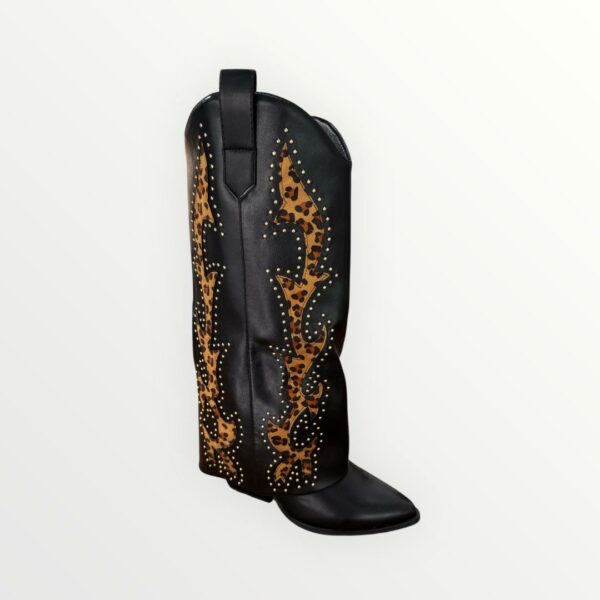 BOTA POLAINA LEOPARDO