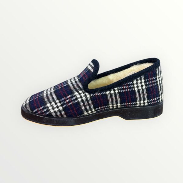 ZAPATILLA PAÑO CUADROS 284